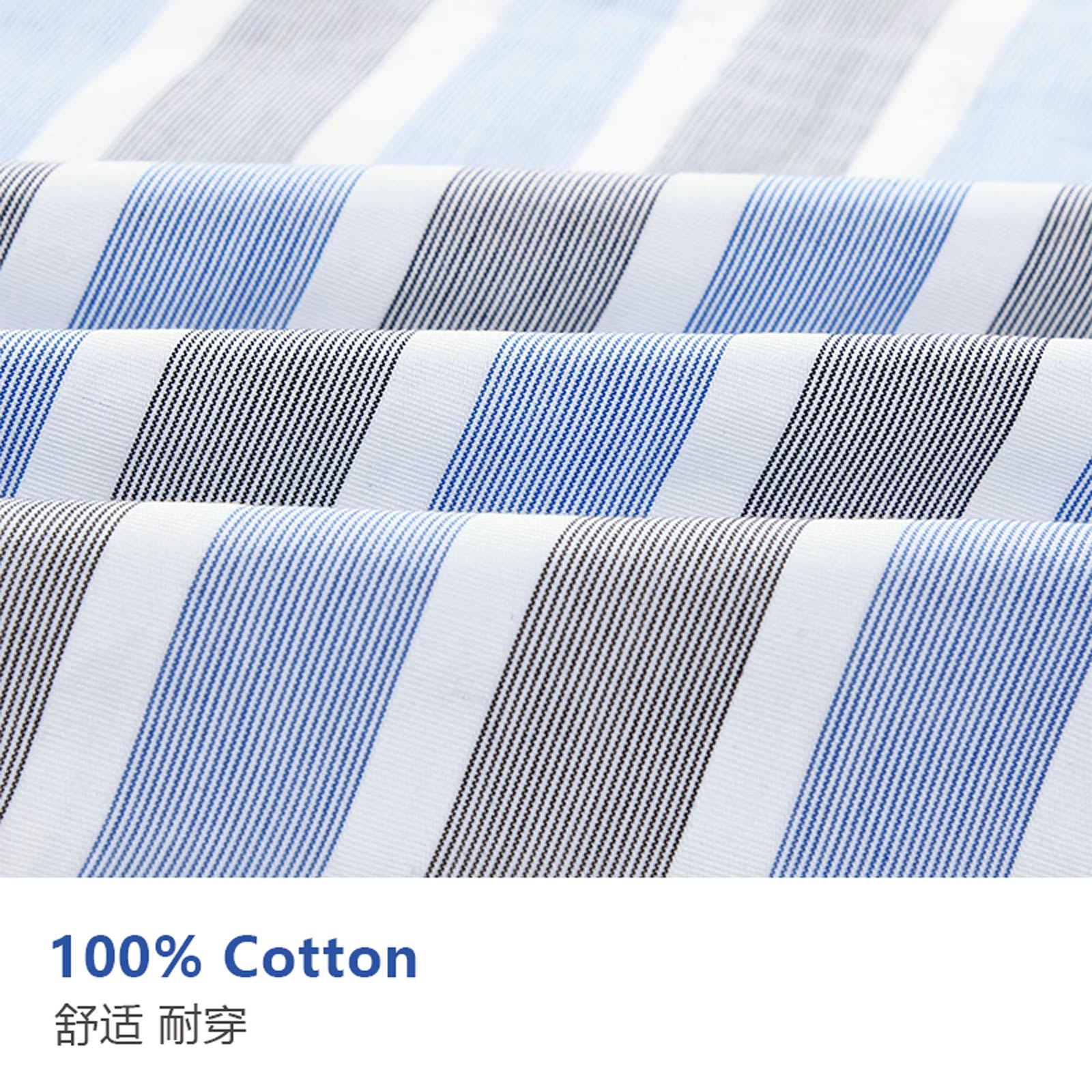 Men's 100% Cotton Striped Shir - Men Formal Office Wear Shirts recensie en prijs