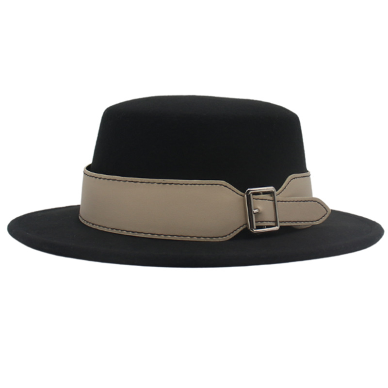 Felt Flat Top Fedora Hat with  - Mens Formal Look recensie en prijs