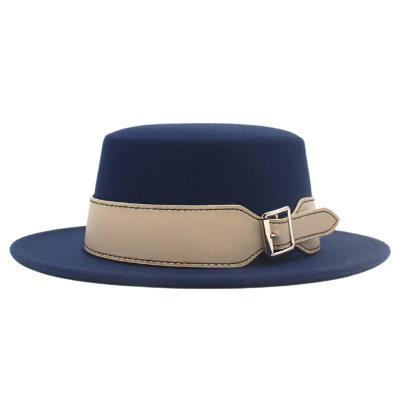 Felt Flat Top Fedora Hat with  - Mens Formal Look recensie en prijs