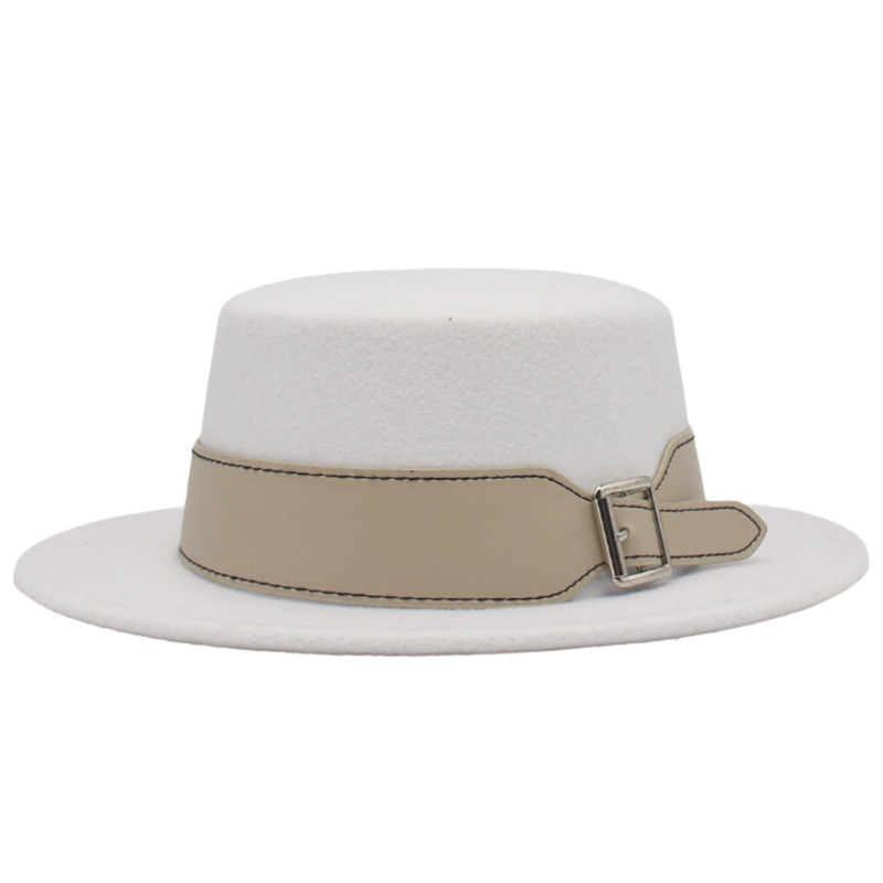 Felt Flat Top Fedora Hat with  - Mens Formal Look recensie en prijs