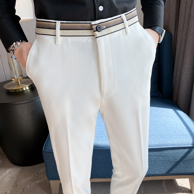Fashion Waist Stripes Suit Pan - Men'S Formal Style recensie en prijs