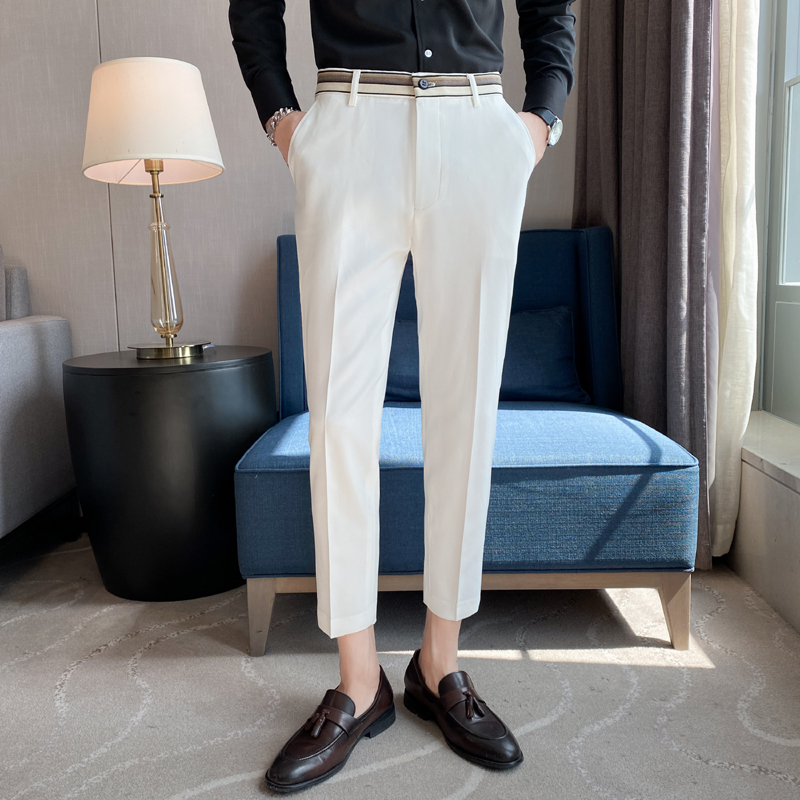Fashion Waist Stripes Suit Pan - Men'S Formal Style recensie en prijs