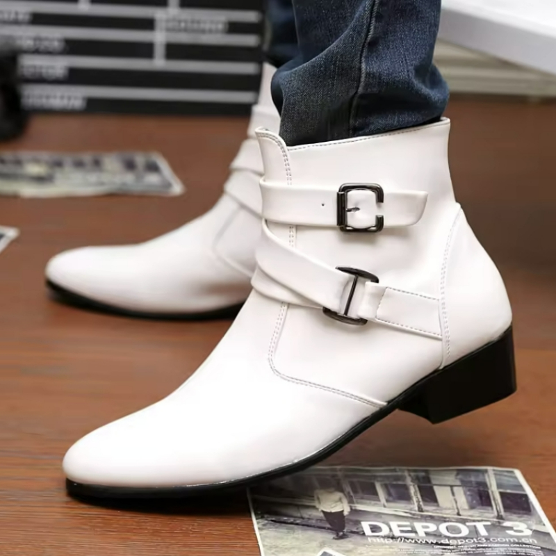 Luxury Men Boots Leather Chels - Men'S Formal Style recensie en prijs
