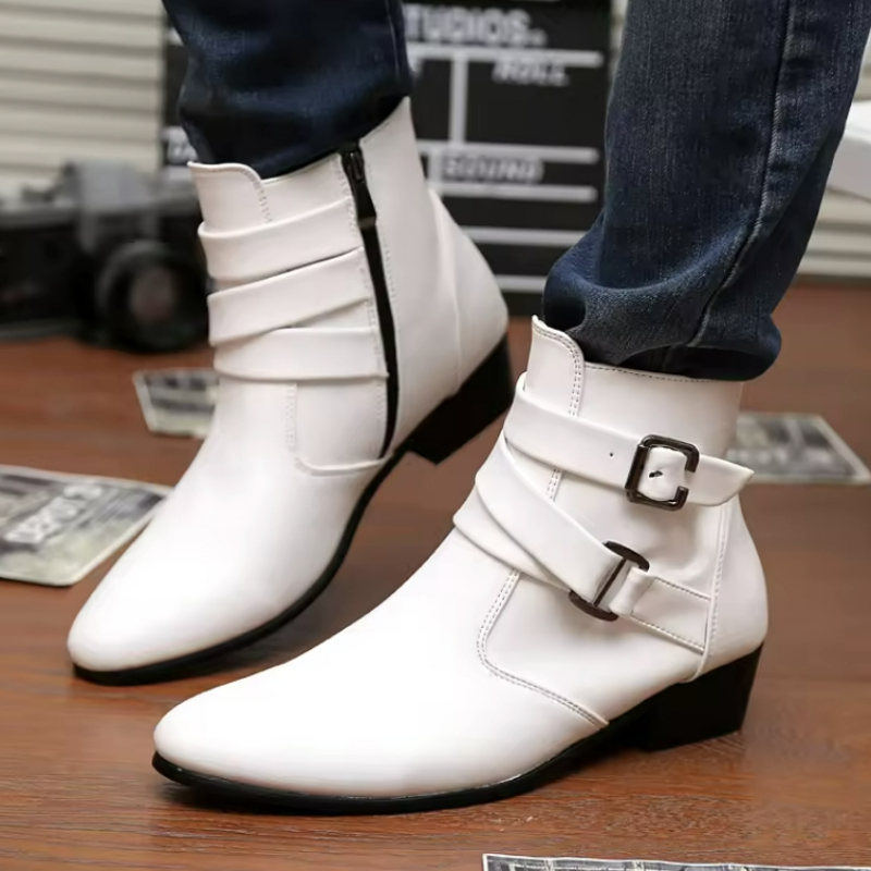 Luxury Men Boots Leather Chels - Men'S Formal Style recensie en prijs