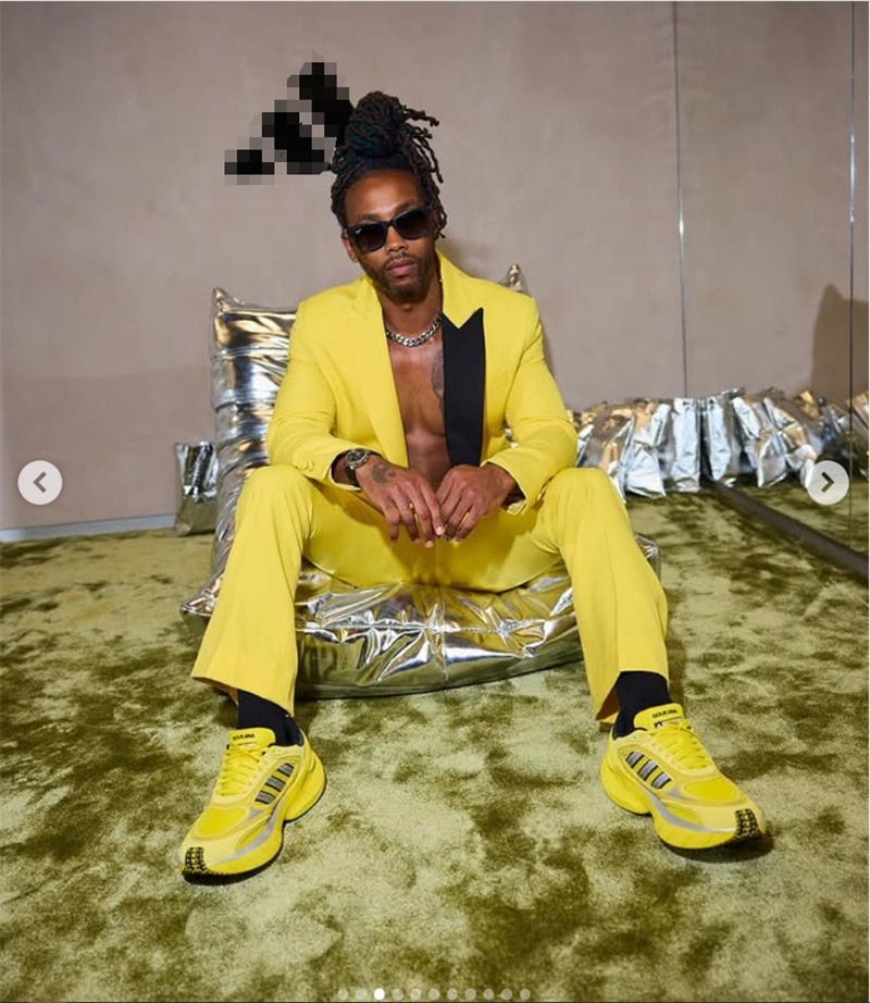 Fashion Yellow Men Suit Set 2  - Formal Wear For Men Black Suit recensie en prijs