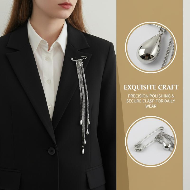 Elegant Water Droplet-tassel B - Mens Formal Look recensie en prijs