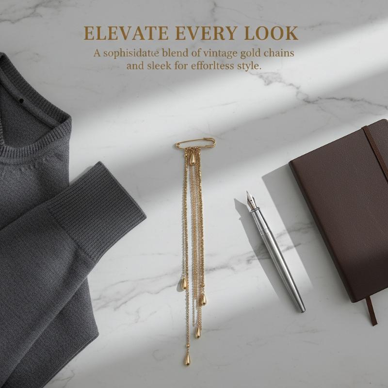 Elegant Water Droplet-tassel B - Mens Formal Look recensie en prijs