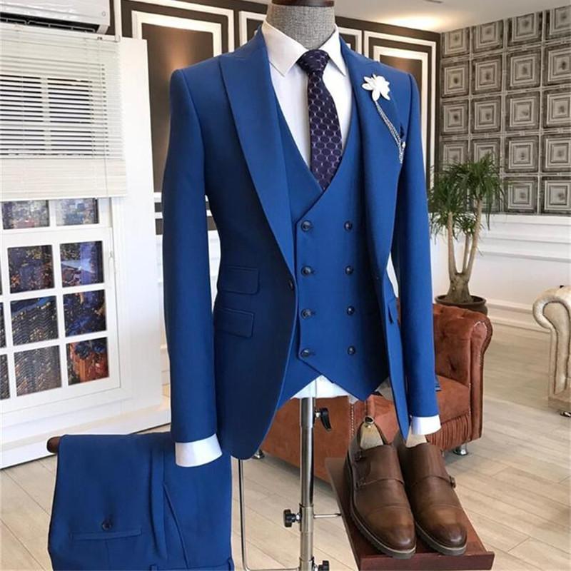 2021 Burgundy Double Breasted  - Men Formal Wear For Wedding recensie en prijs