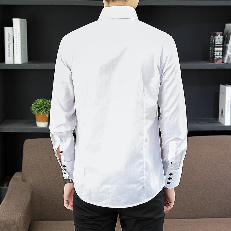 Spring Autumn Men's Executive  - Men Formal Office Wear Shirts recensie en prijs