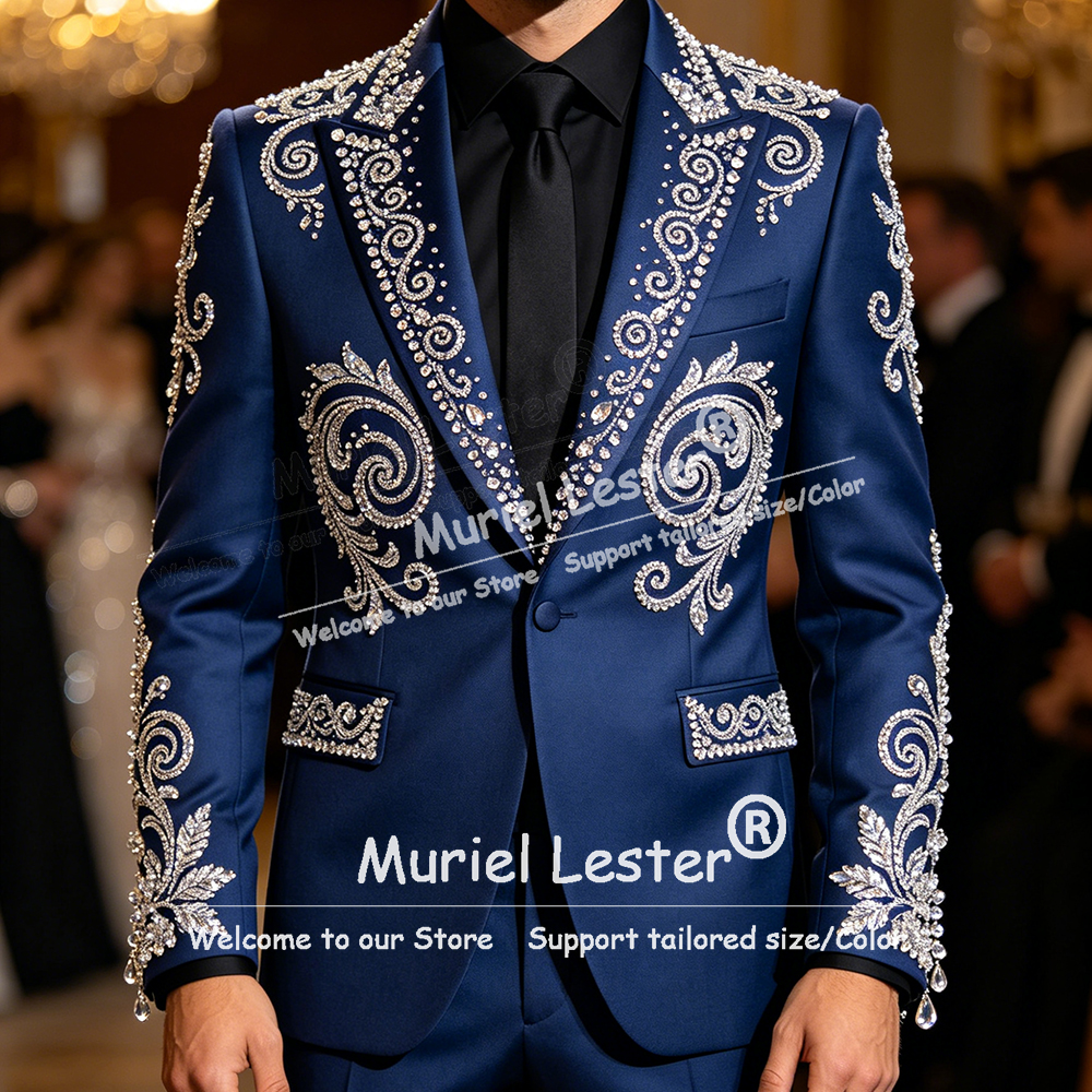 Glitter Jewelry Beading Suit M - Men Formal Wear Jacket recensie en prijs