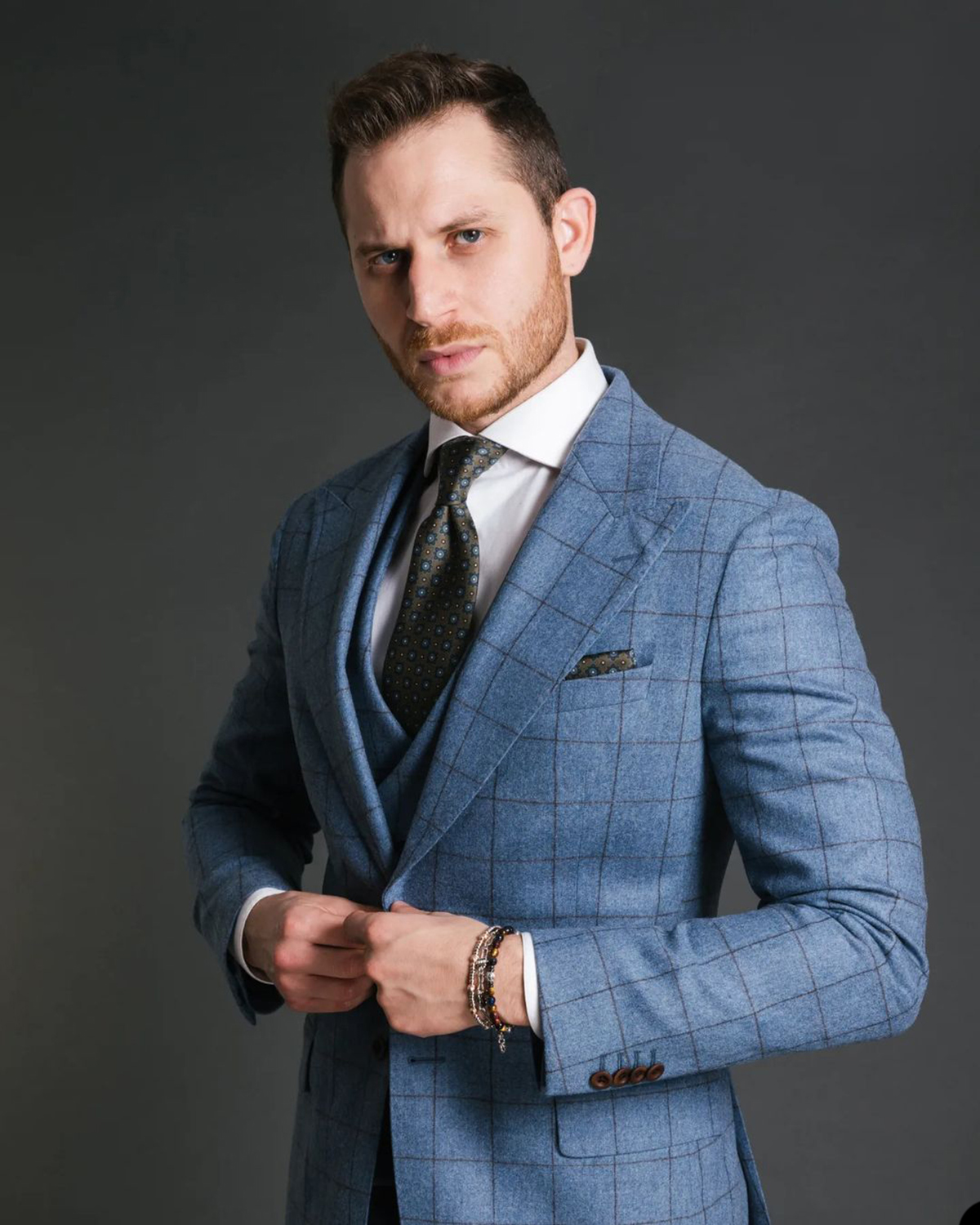 Blue Vintage Men Suit Tailor-M - Men Formal Wear Jacket recensie en prijs