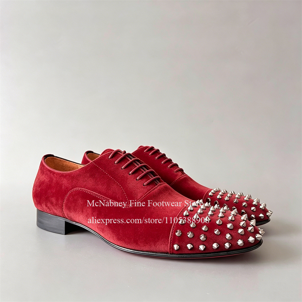 Spike Studs Leather Dress Shoe - Men Formal Wear For Wedding recensie en prijs