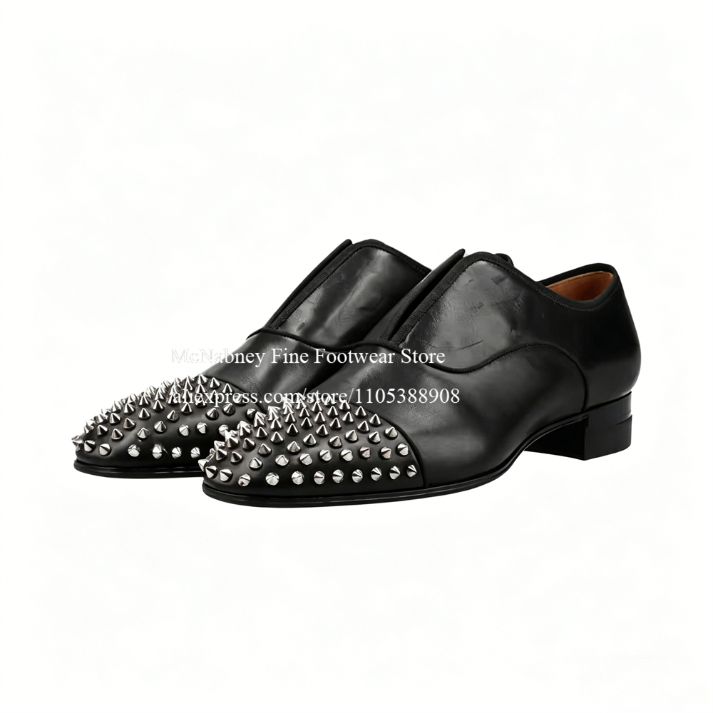 Spike Studs Leather Dress Shoe - Men Formal Wear For Wedding recensie en prijs