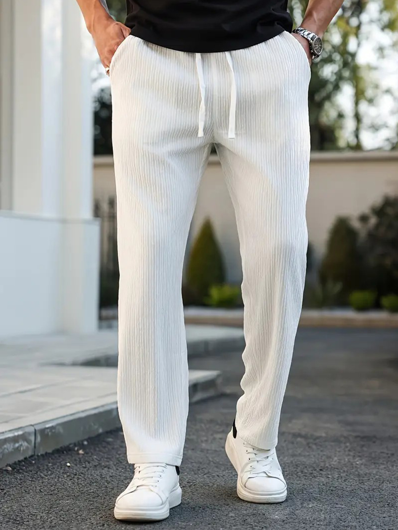 Men's Solid Color Pocket Strip - Men'S Formal Style recensie en prijs