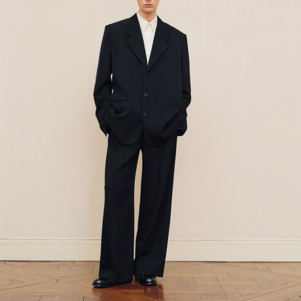 Men's Black Oversized Suit Set - Formal Wear For Men Black Suit recensie en prijs