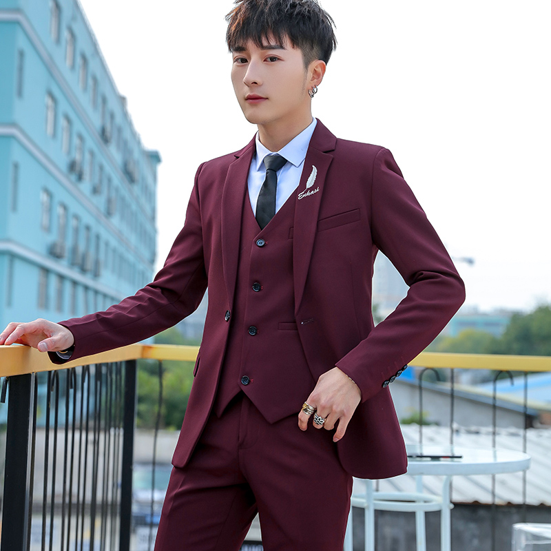 Slim Fit Tee Piece Suit Set fo - Men'S Formal Wear For Marriage recensie en prijs