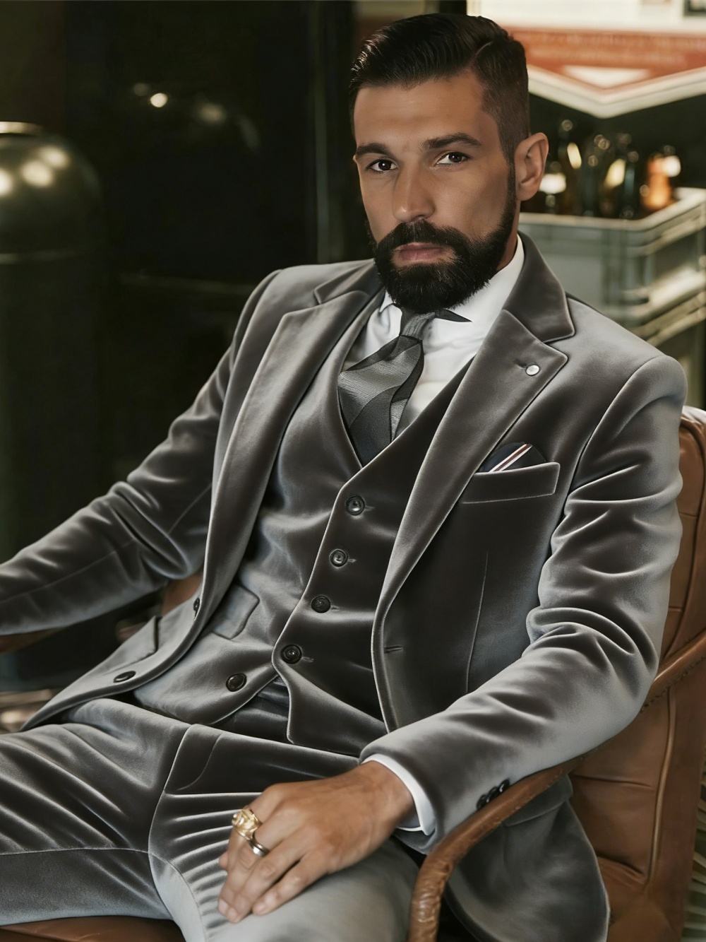 Men's Velvet Suits 3 Pieces Da - Men Formal Wear For Wedding recensie en prijs