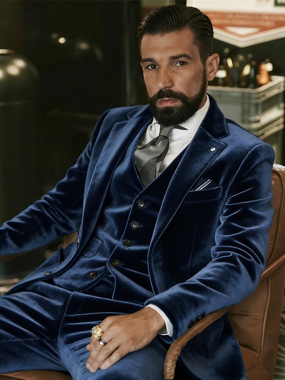 Men's Velvet Suits 3 Pieces Da - Men Formal Wear For Wedding recensie en prijs