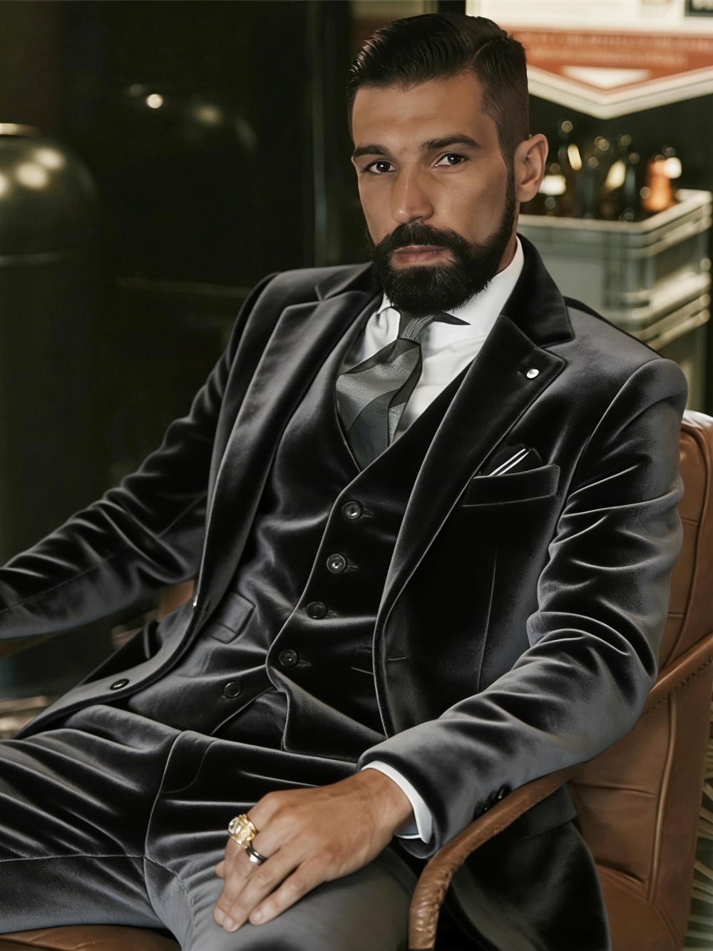 Men's Velvet Suits 3 Pieces Da - Men Formal Wear For Wedding recensie en prijs
