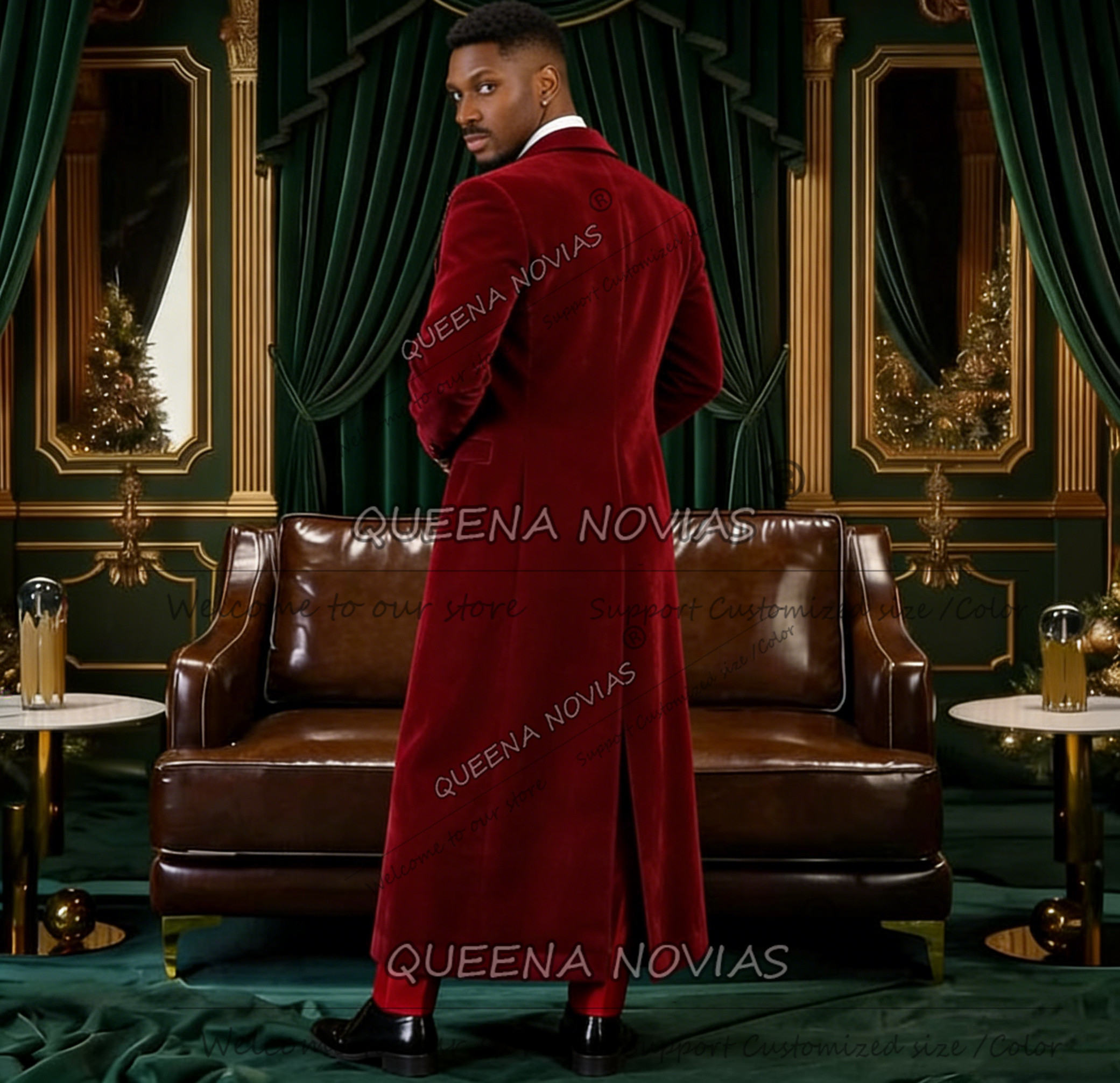 Unique Design Men Suit Long Cu - Men Formal Wear Design recensie en prijs
