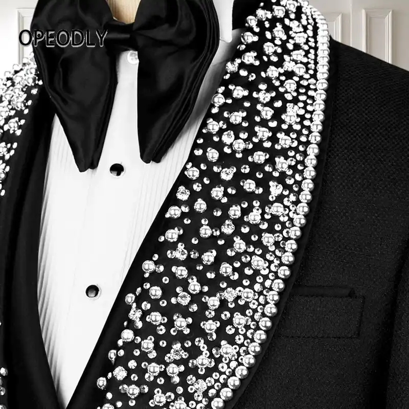 OPEODLY Men s Black Tuxedo Sui - Formal Wear For Men Black Suit recensie en prijs