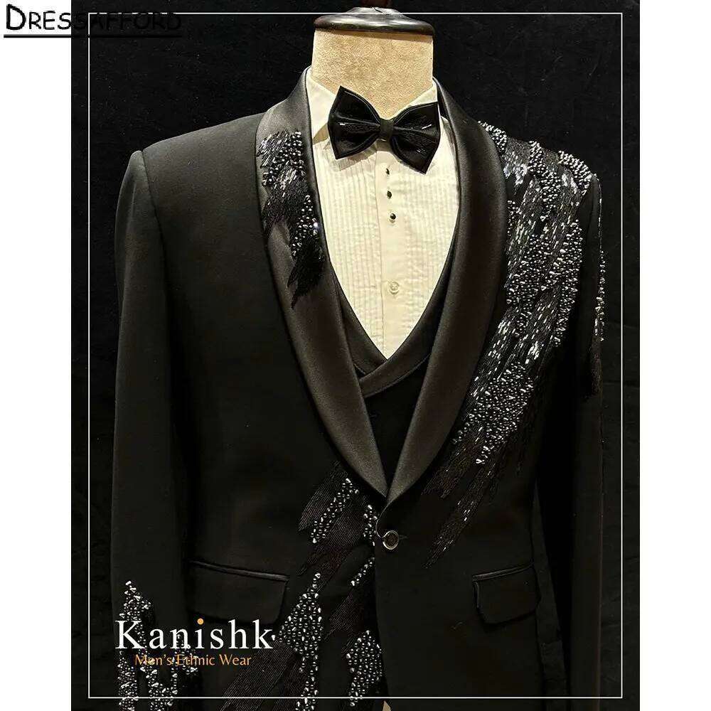 Black Formal Wedding Suits Lux - Formal Wear For Men Black Suit recensie en prijs