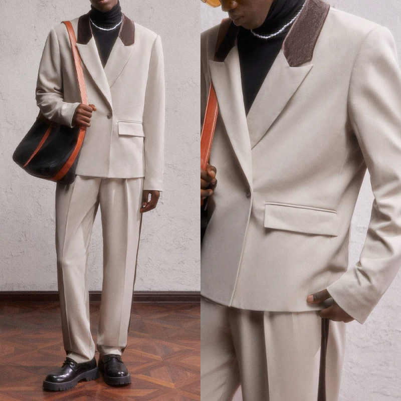 Simplicity Men Suit 2 Pieces J - Men Formal Wear Jacket recensie en prijs