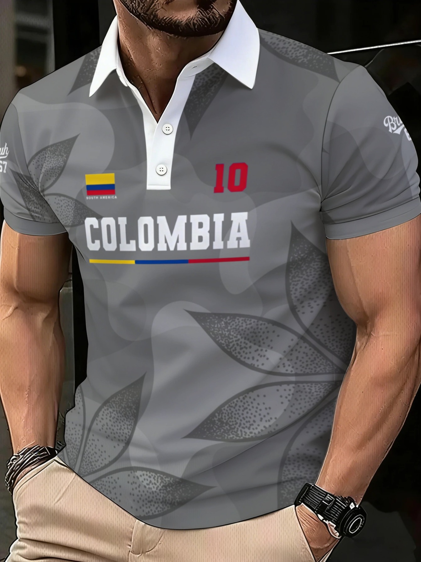 Men's Gray Polyester Shirt,Ado - Men Formal Wear Design recensie en prijs
