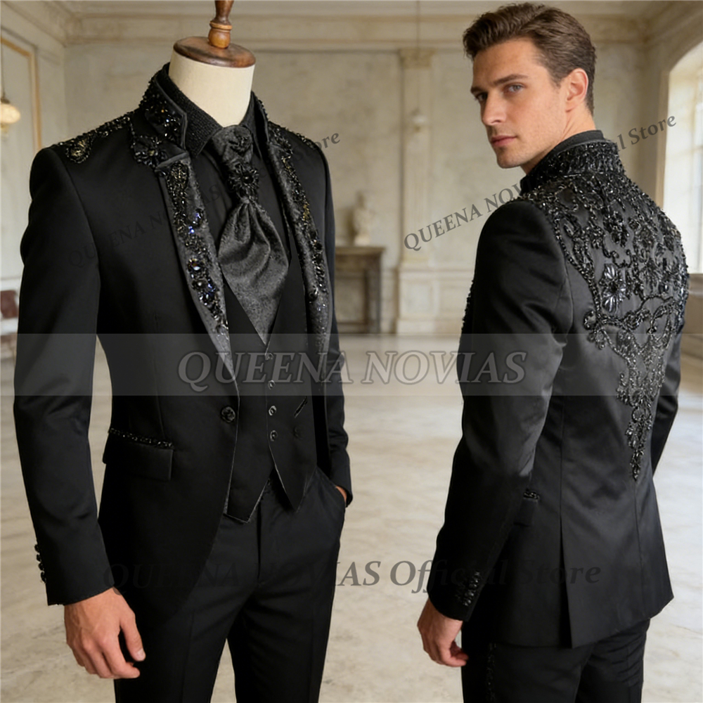 Male Fashion Groom Wedding Sui - Formal Wear For Men Black Suit recensie en prijs