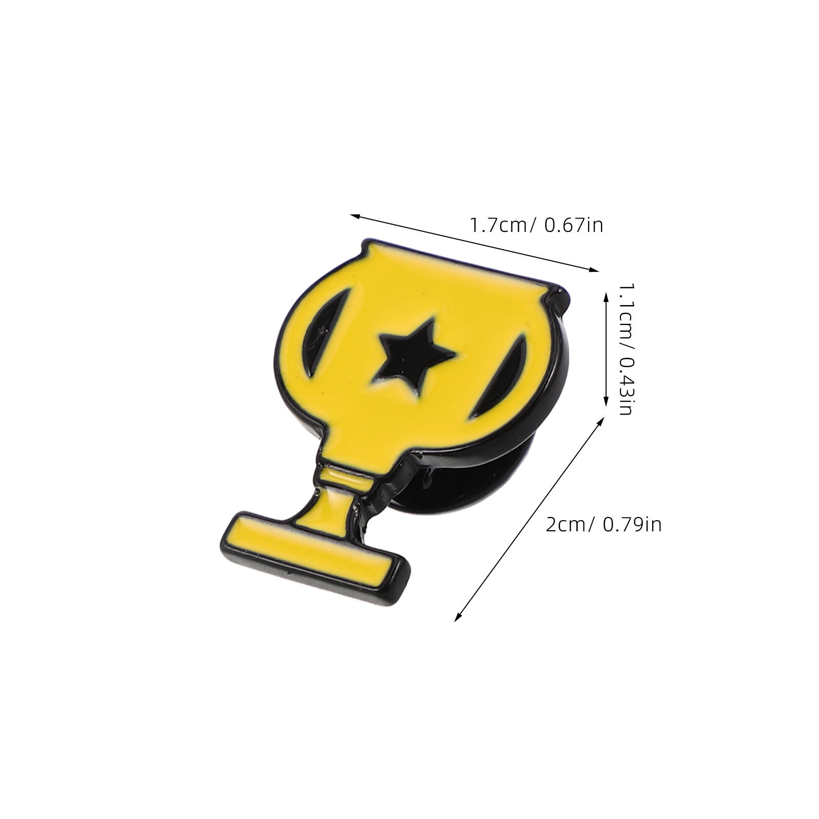 6Pcs Trophy Brooch Pins Zinc A - Men Formal Wear With Scarf recensie en prijs