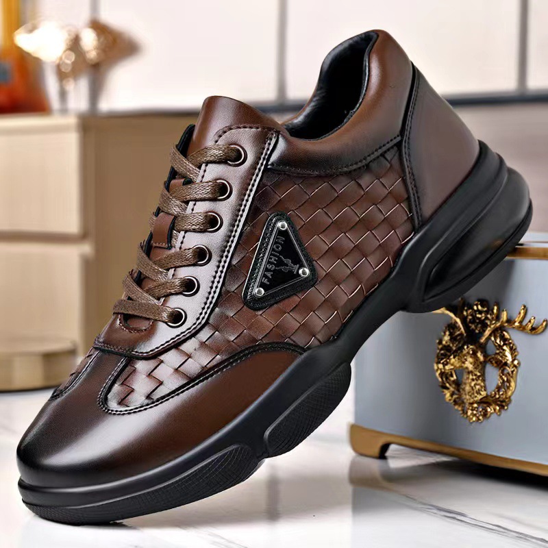 New Men Leather Shoes Platform - Men Formal Wear With Sneakers recensie en prijs